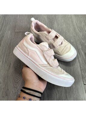Vans Youth Off The Wall COMFYCUSH NEW SKOOL V Shoes Pink Size 3Y